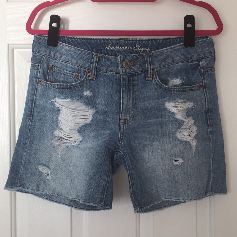American Eagle Long Denim Shorts